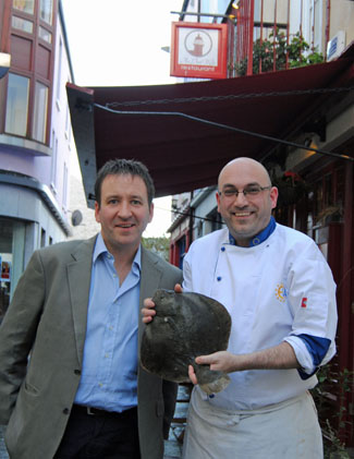 Michael Flanagan, Achill Island Turbot and Frankie Mallon, An Port Mor Restaurant, Westport, Co Mayo, ireland